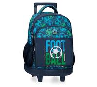 Roll Road Joumma GOL Zaino Compact 2 Ruote Nero 32 x 43 x 21 cm Poliestere 28,9 L, Nero, Taglia unica, Zaino Compact 2 Ruote