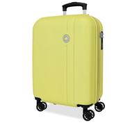 Roll Road Minorca Valigia da Cabina Giallo 38 x 55 x 20 cm Rigida ABS Chiusura a combinazione integrata 35 L 2,6 kg 4 ruote doppie estensibile bagaglio a mano