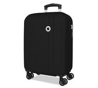 Roll Road Minorca Valigia da Cabina Nero 38 x 55 x 20 cm Rigida ABS Chiusura a combinazione integrata 35 L 2,6 kg 4 ruote doppie estensibile bagaglio a mano