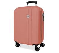 Roll Road Minorca Valigia da Cabina Nude 38 x 55 x 20 cm Rigida ABS Chiusura a combinazione integrata 35 L 2,6 kg 4 ruote doppie estensibile bagaglio a mano