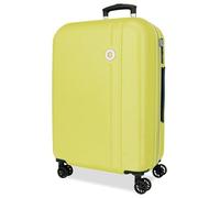 Roll Road Minorca Valigia media giallo 46x65x24 cm Rigida ABS Chiusura a combinazione integrata 56L 3,45kg 4 ruote doppie estensibile