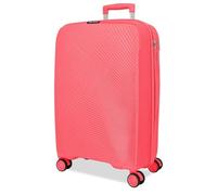 Roll Road Orbit - Valigia da cabina rosa, 37 x 54 x 20 cm, rigida 2,5 kg, chiusura TSA in polipropilene, 2,5 kg, 37,2 l, bagaglio a mano, Rosa, Taglia unica, Valigia cabina