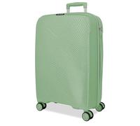 Roll Road Orbit - Valigia da cabina verde, 37 x 54 x 20 cm, rigida 2,5 kg, chiusura TSA in polipropilene, 2,5 kg, 37,2 l, bagaglio a mano, Verde, Taglia unica, Valigia cabina