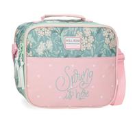 Roll Road Spring is Here, beauty case da viaggio, beauty case per bambini, astuccio scolastico, vari scomparti, Rosa, Borsa da toilette, Trousse