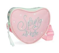Roll Road Spring is Here Borsa da corriere Rosa 17x14,5x5 cm Poliestere, Rosa, tracolla