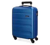 ROLL ROAD Trolley Rigido Cabina 55M, Flex Azzurro