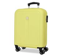 ROLL ROAD Valigia da cabina Cambogia gialla, 40 x 55 x 20 cm, rigida, 2,9 kg, serratura a combinazione, in ABS, 2,9 kg, 37 l, bagaglio a mano, albero di limone, taglia unica, valigia da cabina, Albero
