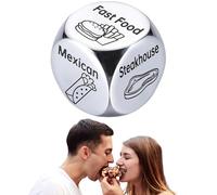 Roll The Dice Food Choice, Decider di dadi alimentari, regali di San Valentino, regali di anniversario per la notte di coppia (cibo B)