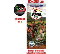 ROLL UP ESPOSITORE ROLLUP BANNER 85X200 COMPRESO STAMPA PVC BORSA E MONTAGGIO.