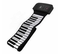 Roll Up per Pianoforte Tastiera, Pianoforte Pieghevole Silicone 88 Tasti Roll -Up per Pianoforte per Pianoforte per Pianoforte a Mano Pianoforte Educativo per Pianoforte Portatile con Pannello di