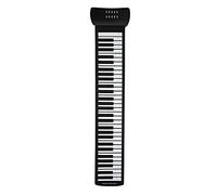 Roll Up Piano, 61 Tasti Pieghevole Pianoforte Portatile Ricaricabile Elettronico a Mano Roll Piano Flessibile Morbido Elettrico Digitale Roll Up Tastiera Pianoforte, per Principianti