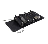 Roll Up Toiletry Bag - Hanging Toiletry Bag | 53 x 22 x 5 cm Makeup Pouch Organizer | Travel Makeup Organizer, Foldable Packing Organizers For Women, Toiletries Case For Vacation Business Trips, nero