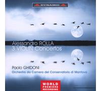 Alessandro Rolla – 3 Concerti per Violino (Concerti Bi 508, Bi) – CD