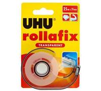 Rollafix nastro adesivo trasparente con dispenser 25mt