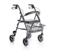 Rollator Deambulatore Girello per Anziani Pieghevole in Alluminio verniciato 4 r