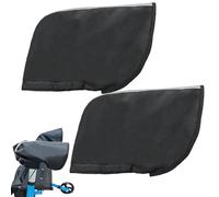 Rollator Gloves | Waterproof Thermal Mitten | Velvet Lined Bike Gloves With Reflective Strips | For Women, Men, Wheelchair, Rollator, Bike, Mobility Aid