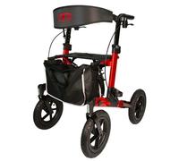 Rollator Leggero Da Esterno Con Pneumatici Ad Aria Pieghevole Due Volte Leggero