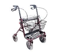 ROLLATOR PIEGHEVOLE, DEAMBULATORE DA ESTERNO E INTERNO PER DISABILI E ANZIANI