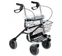 ROLLATOR PIEGHEVOLE, DEAMBULATORE DA ESTERNO E INTERNO PER DISABILI E ANZIANI