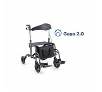 Rollator Pieghevole Doppia Funzione Deambulatore e carrozzina disabili Moretti