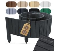 Rollborder 200 cm Bordatura flessibile per aiuole e bordo prato Recinzione