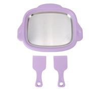 Rolled Ice Cream Maker | 304 Stainless Steel Plate & 2 Shovels | Ice Stir Frying Machine for Home/Yogurt/Dessert | Fast Cooling & Easy Maintenance (Purple)