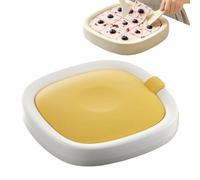 Rolled Ice Cream Maker, No Electricity Needed Cold Plate Ice Cream Roller Pan, DIY Countertop Dessert Maker for Home Yogurt Ices Creeam Sorbet Treats Kids Kitchen Fun Cooking Activity Use