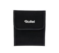 Rollei 3 sacchetti per filtro rotondi, colore nero, per conservare in modo sicur