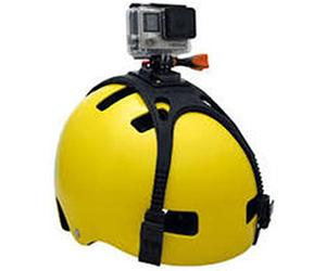 Rollei Actioncam Helmet Mount Front Pro - Supporto Action Cam per Caschetto Front Pro per GoPro e Rollei Action Cams - Nero
