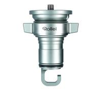 Rollei Adattatore di livellamento per Lion Rock Pro, stabile a 360°, inclinabile, portata fino a 20 kg