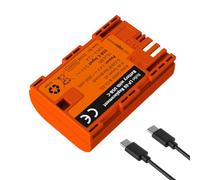 Rollei - Batteria di ricambio LP-E6 Canon con USB-C