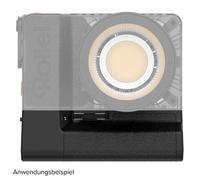 Rollei 71Wh Impugnatura Porta Batteria Verticale Compatibile con LUX 100 Bicolor/LUX 100 RGB/LUX 60, Potente Batteria da 4800 mAh, Design Ergonomico con Filettatura Universale da 1/4"