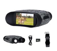 Rollei Binocolo Visione Notturna 4K, Visore Notturno 40 MP con Zoom Digitale 12X e Scheda SD da 32 GB Binocolo Infrarossi Notturno 400M con Torcia 5000mAh per Adulti Night Vision che Scatta Foto