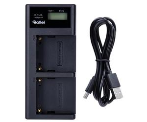 Rollei CARICATORE A BATTERIA PER BATTERIA NP-F