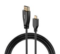 Rollei Cavo HDMI 2.0, Micro HDMI a HDMI Cavo Tipo D a A Cavi 4K 30 Hz PVC Cavi Trasmissione Chiara dell'Immagine per Fotocamere 1,8 m Compatibile con TV Proiettore Monitor Soundbar