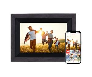 Rollei Cornice intelligente WiFi 105 effetto legno nero