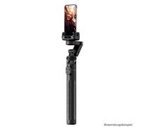 Treppiede Smartphone Tracciamento, Rollei Easy Creator Gimbal AI Tracking 360 Bastone Selfie Cellulare Estensibile 45~156cm con Telecomando Compatibile per iPhone/Android Video YouTube Tiktok e Vlog
