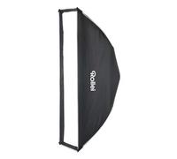 Rollei Striplight a clic 25 cm x 100 cm Softbox con Grid. Facile da montare per luce a scatto ideale per scatti di moda e ritratti.