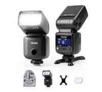 Rollei Flashy ONE MAX 36 Mini Flash Macchina Fotografica 51.7 Ws GN 36 | Speedlite Universale per Fotocamera Compatibile con Canon Nikon Sony Fujifilm Lumix, Display LCD, Tempi di Riciclo Brevi