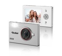 Rollei Fotocamera Digitale 80MP 4K Compactline Slim Silver Cattura Sorriso