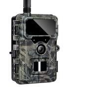 Rollei Fototrappola con Sim 4G, 4K Fototrappola Notturna con App e Sensore di Movimento Telecamera Caccia Notturna Infrarossi con Batteria e Scheda 32GB IP66, Fototrappola-4G-Sim-Wildlife-Camera