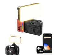 Rollei LUX Compact 40W RGB Faretto Fotografia, Luce Macchina Fotografica Portatile 282 g con Batteria Integrata Ricarica di Tipo C Controllo delle App Candela, Luci-Fotografia-Faretto-Video-Fotocamera
