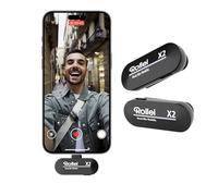 Rollei Microfono Lavalier Wireless, Hear:Me Mobile X2 Microfoni Senza Fili Smartphone USB C per iPhone 15/16/Android Dispositivi Tipo C in Streaming TikTok YouTube Registrazione Video Vlog