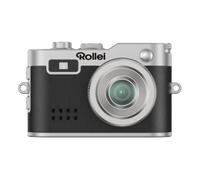 Rollei Mini Fotocamera Digitale Nero, 1080P FHD Piccola Macchina Fotografica Digitale Retrò con 0,96" Schermo a Colori 2MP Cámara Digital Compatta con Flash e Registrazione, Mini-Fotocamera-Digitale