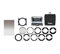 Rollei Mark II Starter filter holder Kit I Sistema di filtri a innesto per filtri quadrati da 100 mm, incluso filtro soft GND8 e CPL, adattatore per lenti da 52 a 82 mm, borsa di trasporto