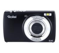 Rollei Fotocamera Digitale Powerflex Compact – 64MP 5K, Zoom 5x, Doppia cam, Touch 2,8" Nero