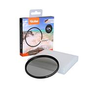 Rollei Premium Round Filter CPL 55 mm (1 Stop) - Filtro polarizzatore con anello in alluminio in vetro Gorilla con rivestimento speciale - Dimensioni: 55 mm