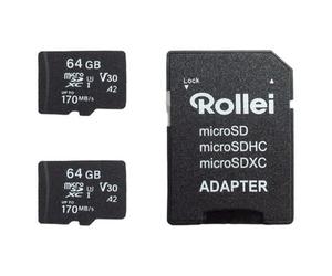 Rollei Set di schede micro SD 64 GB