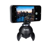 Rollei Smart ePano 360 I Testa panoramica elettronica per Foto, Selfie, Panorami e Scatti time-lapse, Carico massimo 500 g I incl. telecomando Bluetooth I Nero
