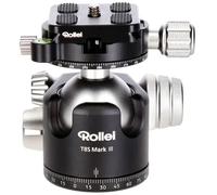 Rollei T8S Markt II - Treppiede professionale a 360 gradi con attrito, portata 22 kg, scala per riprese panoramiche e 2 livelle a bolla, con piastra a sgancio rapido compatibile con Acra Swiss